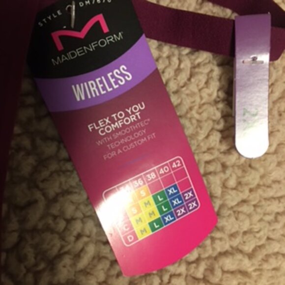 NEW with Tags  Maidenform Wireless Flex Bra  Size 2XL - Picture 5 of 8